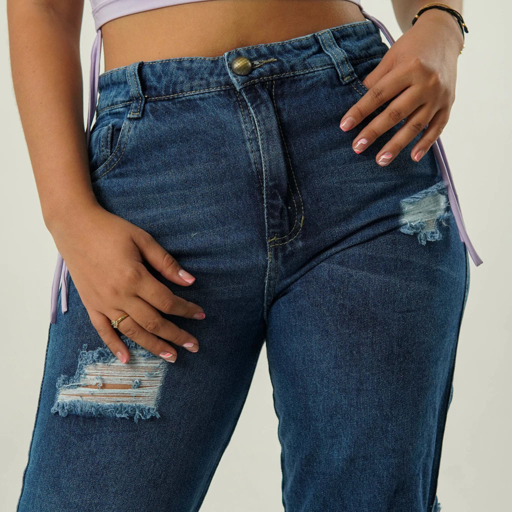 JEAN BOYFRIEND BIANCA – ESTILO URBANO CON ROTOS