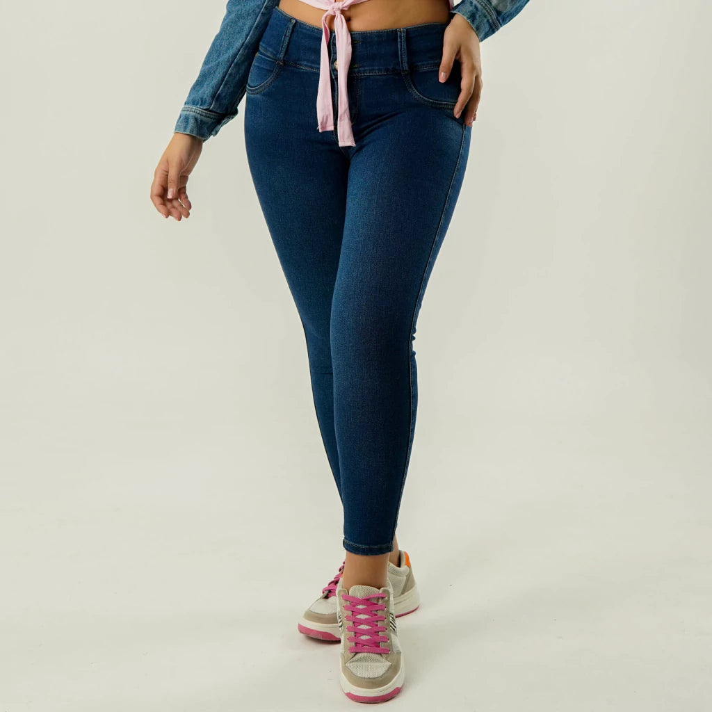 JEAN SKINNY CARLOTA – LEVANTA COLA Y CONTROL DE ABDOMEN