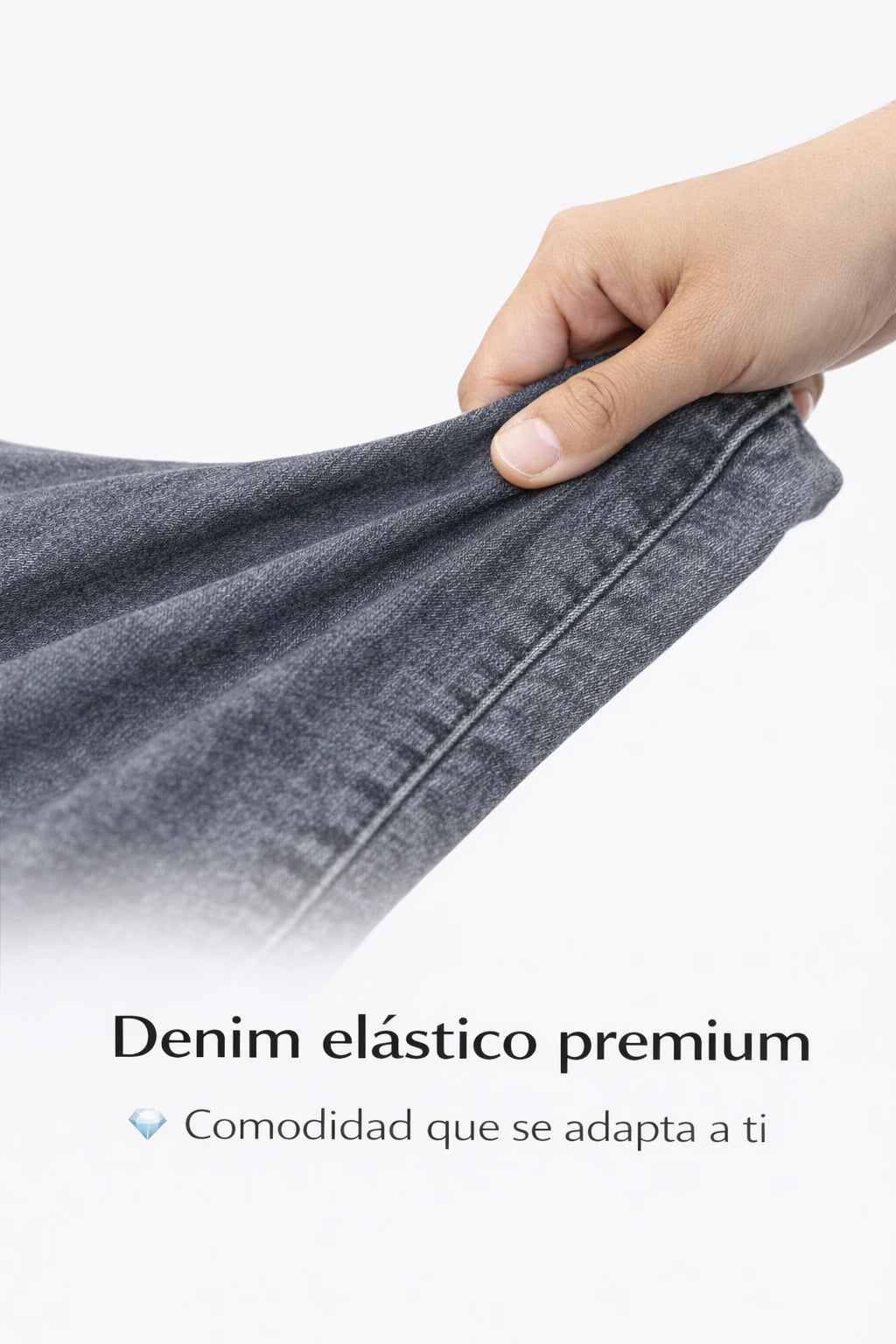 JEAN CINTURA AVISPA GRIS (Bota tubo)