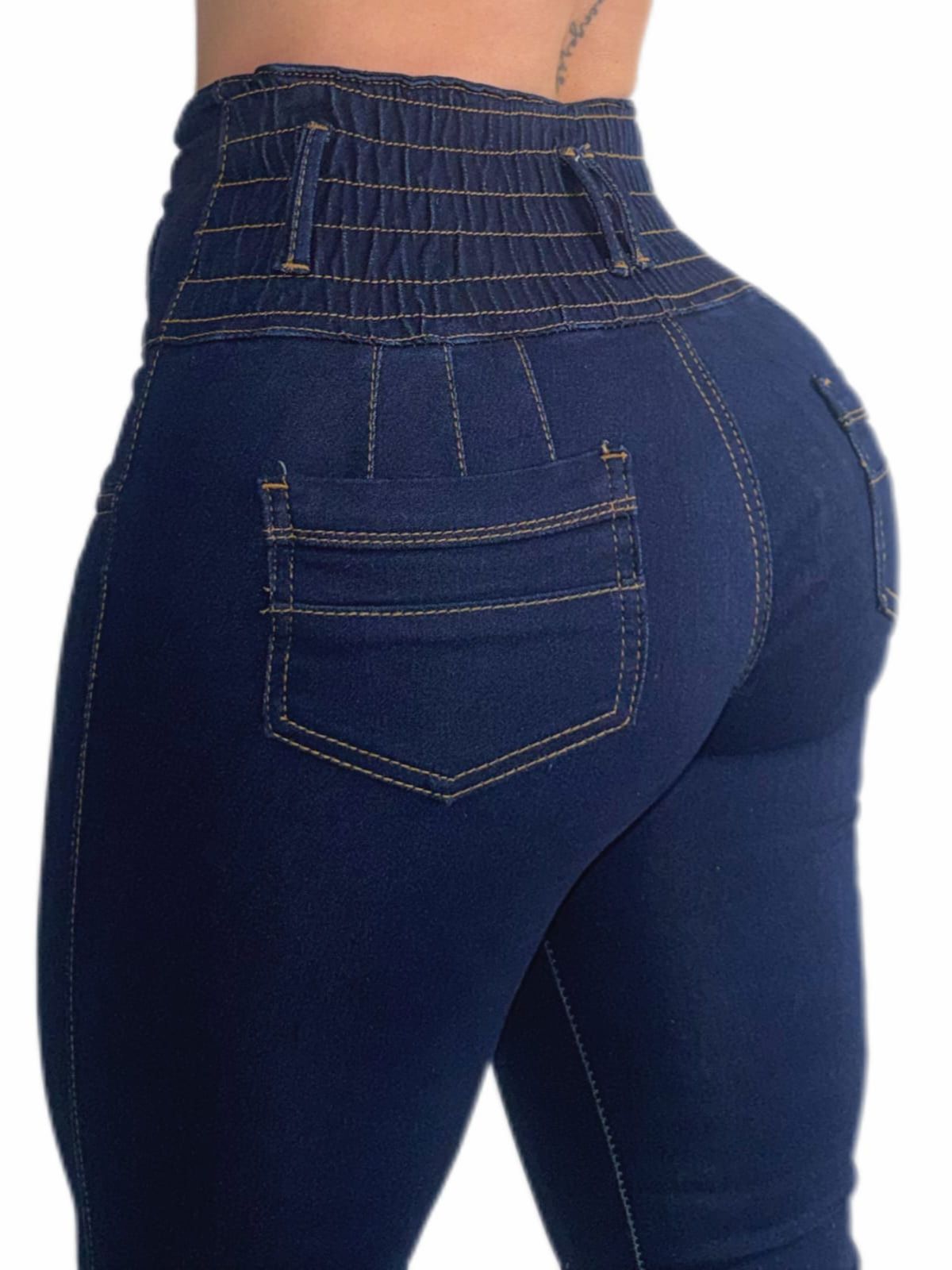 Jean Levantacola Azul Oscuro Mujer