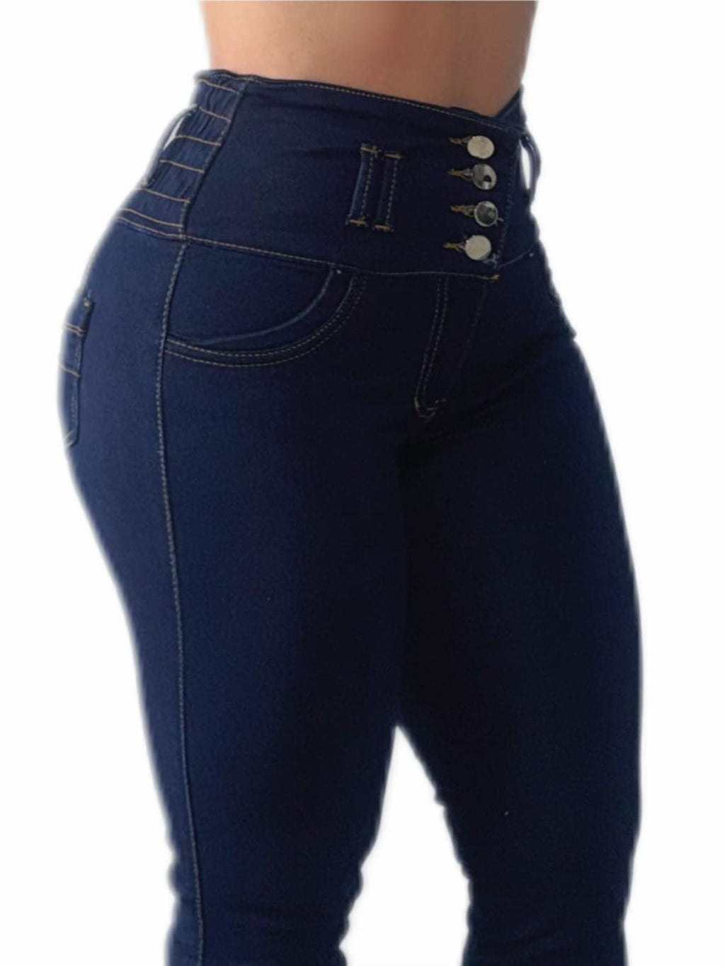 Jean Levantacola Azul Oscuro Mujer