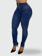 JEAN CINTURA AVISPA TIRO ALTO | DENIM