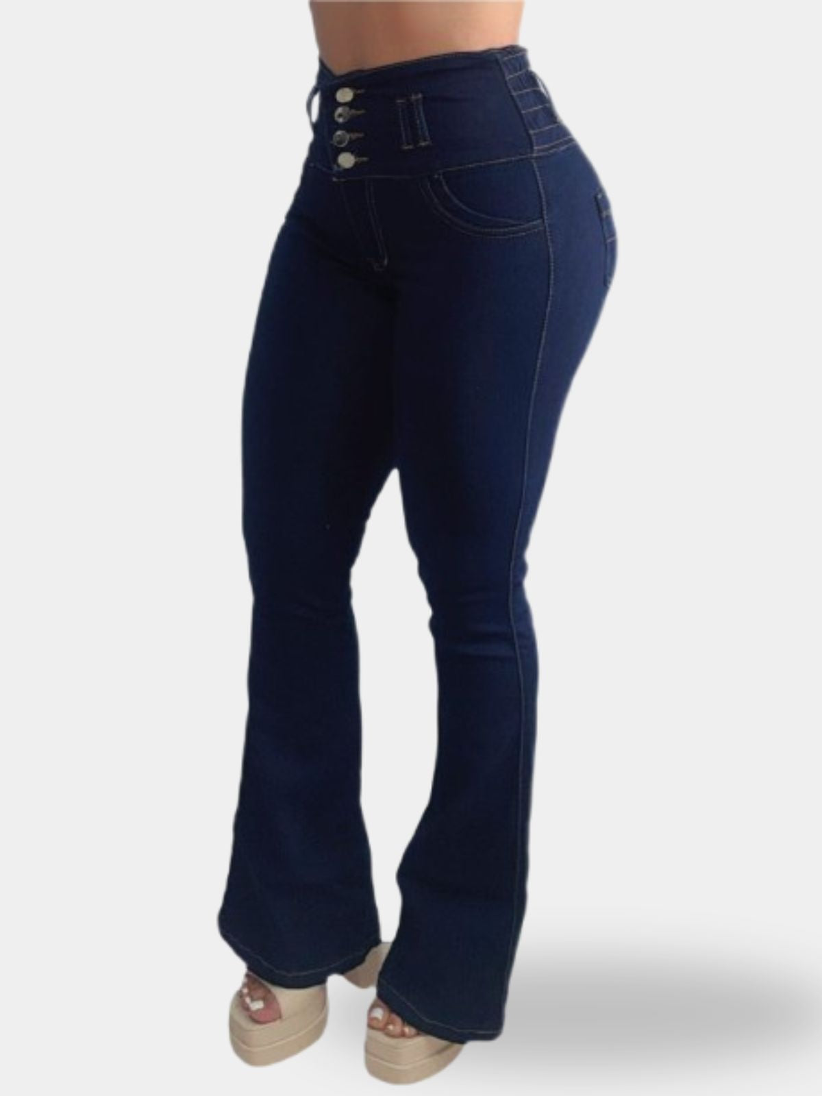 Jean Levantacola Azul Oscuro Mujer
