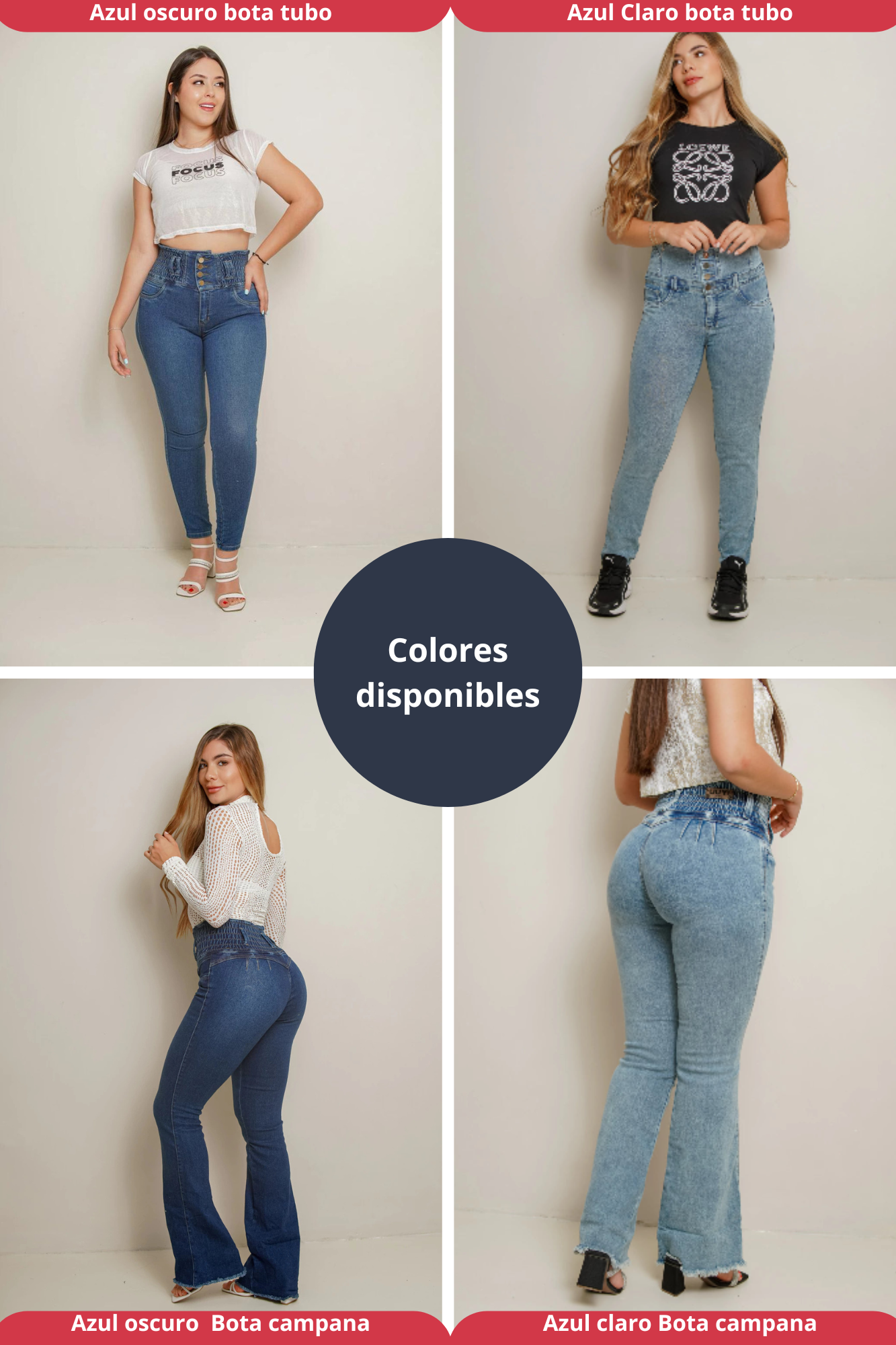 lleva 2 Jeans Cintura avispa1 5% DSCTO👖