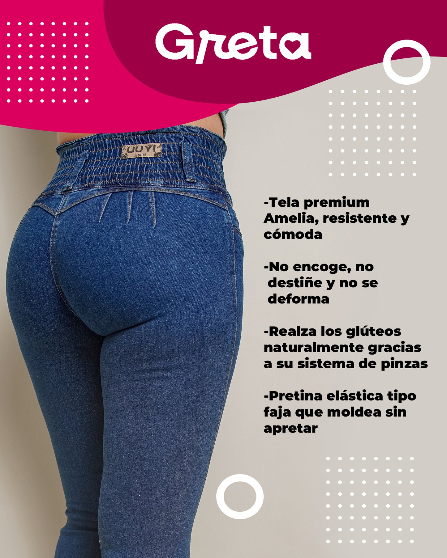 Pack x3 Jeans Cintura Avispa