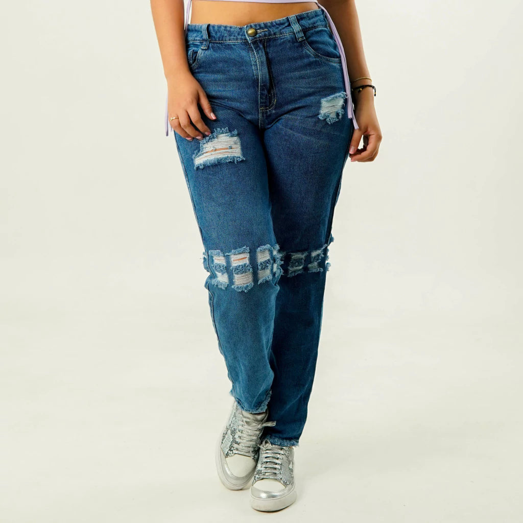 JEAN BOYFRIEND BIANCA – ESTILO URBANO CON ROTOS