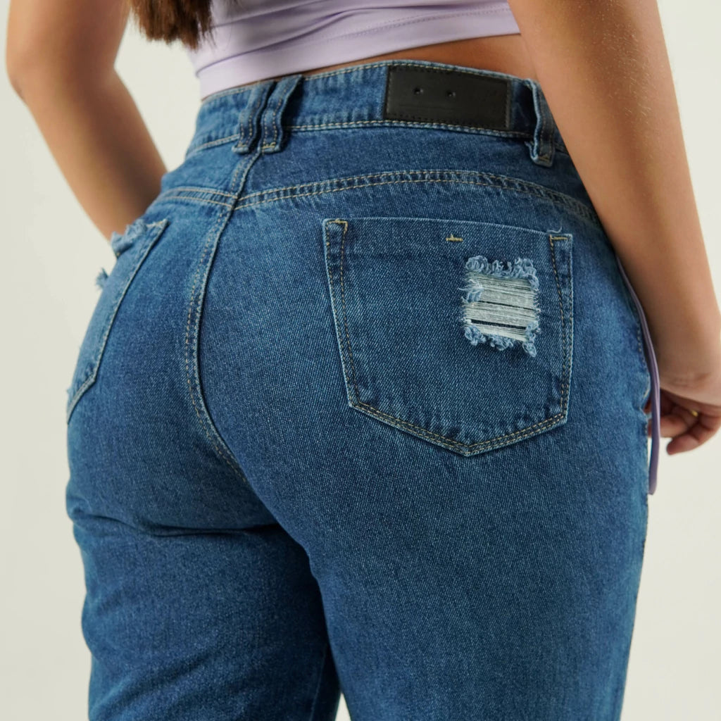 JEAN BOYFRIEND BIANCA – ESTILO URBANO CON ROTOS