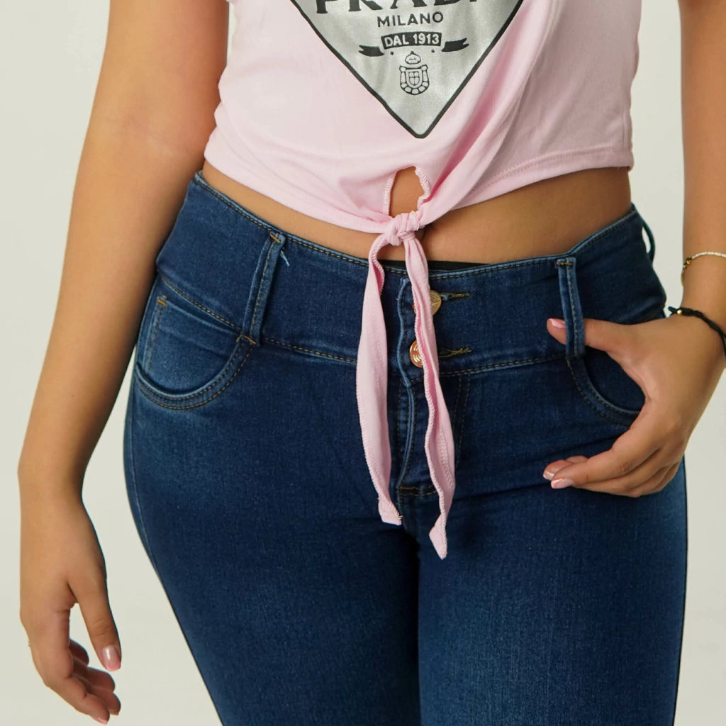 JEAN SKINNY CARLOTA – LEVANTA COLA Y CONTROL DE ABDOMEN