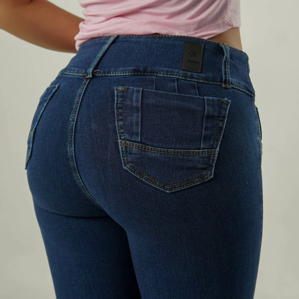 JEAN SKINNY CARLOTA – LEVANTA COLA Y CONTROL DE ABDOMEN