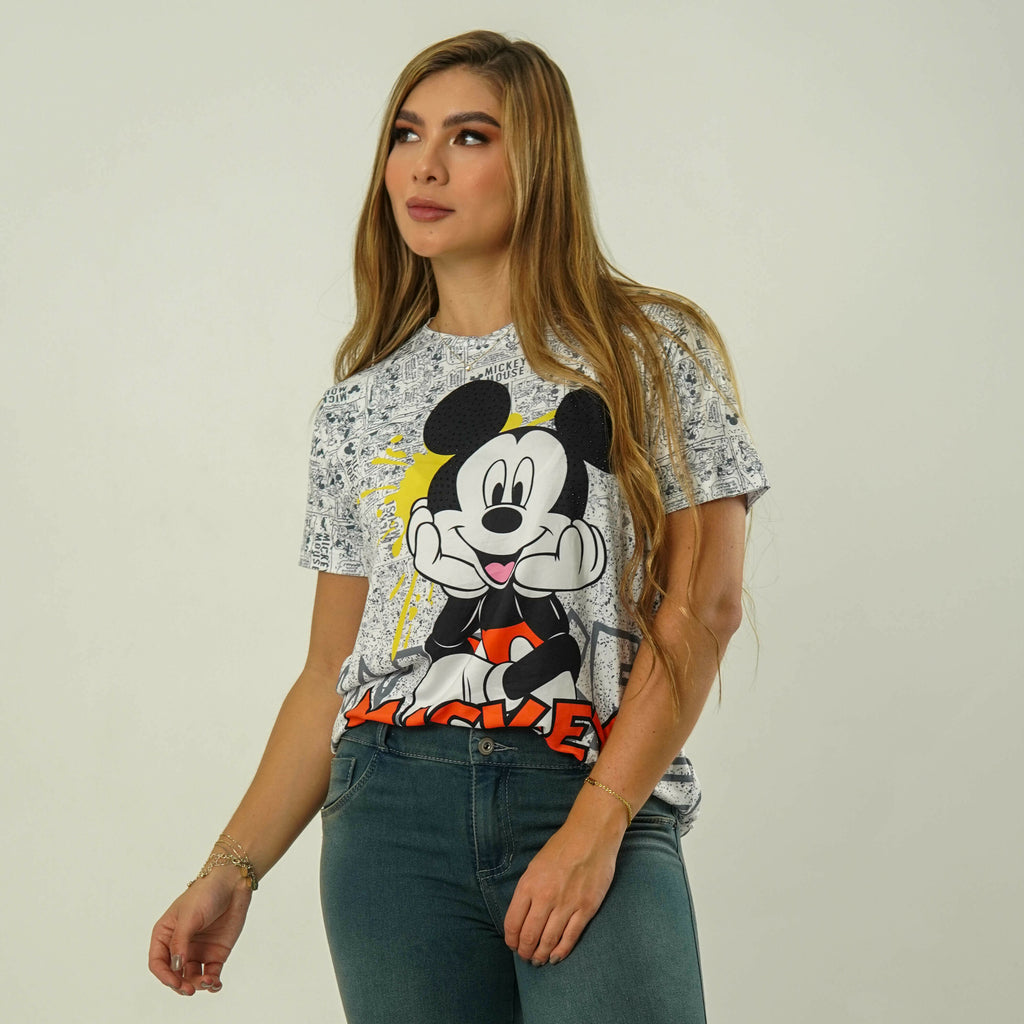BLUSÓN CÓMIC MICKEY CON PEDRERÍA – DIVERSIÓN Y ESTILO CHIC