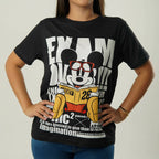 BLUSÓN MICKEY CON GAFAS (NEGRO)  – DIVERSIÓN Y ESTILO BRILLANTE