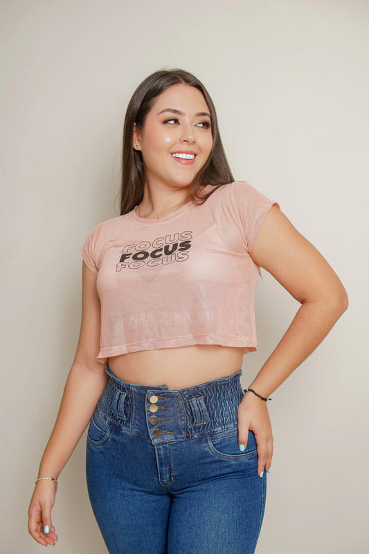 BLUSA FOCUS – ESTILO Y SENSUALIDAD EN MALLA