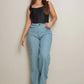 JEAN EN CHAMBRAY CON PEDRERÍA
