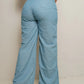 JEAN EN CHAMBRAY CON PEDRERÍA